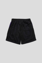 Load image into Gallery viewer, Two-Tone Mesh Short &#39;Black / Purple&#39;