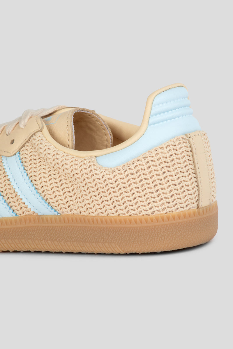 Women's Adidas Samba OG 'Sand Strata & Sky Tint' - JR8168 Women's Adidas Samba OG 'Sand Strata & Sky Tint' - JR8168