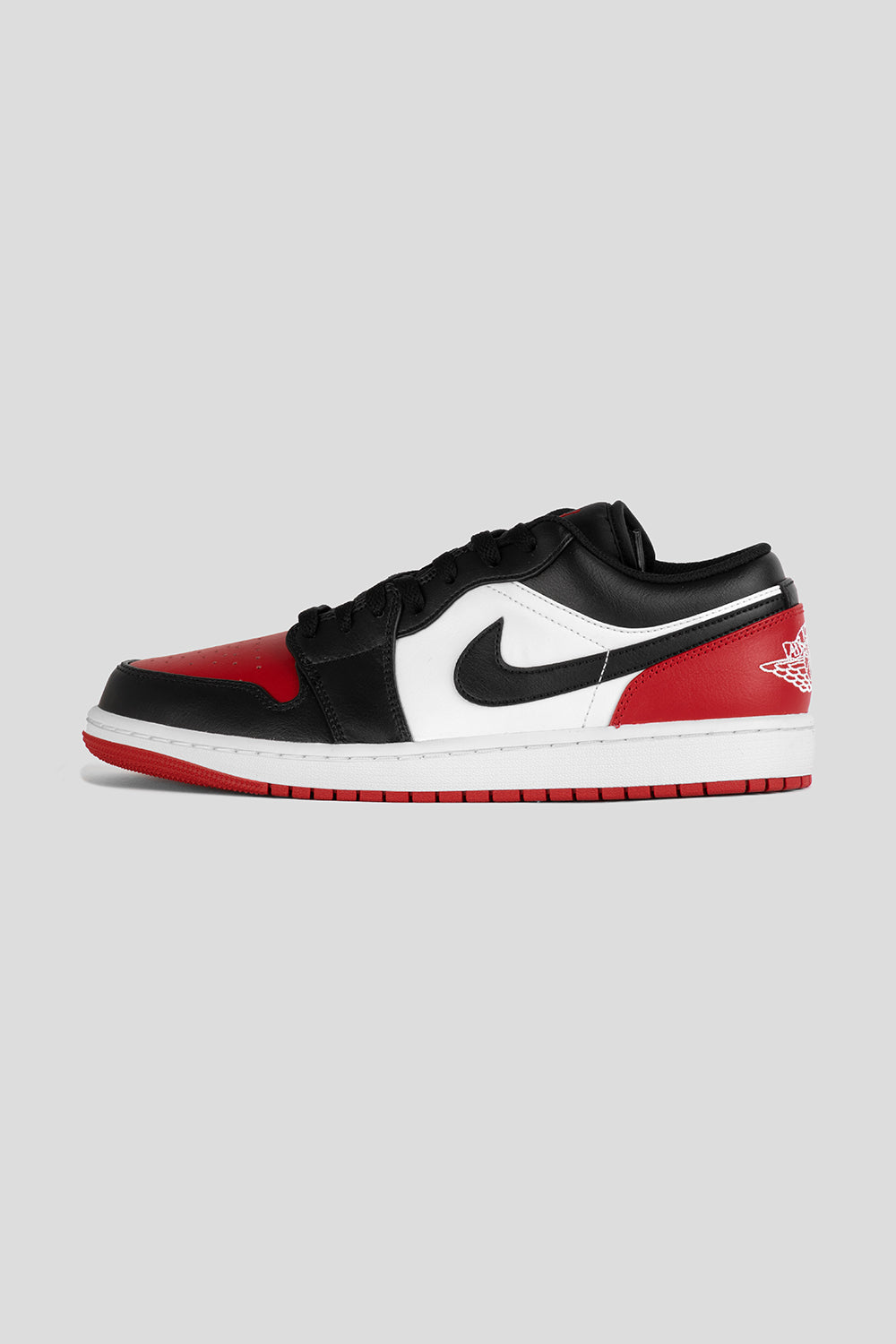 Jordan 1 low on sale white black red