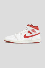 Load image into Gallery viewer, Air Jordan 1 Mid SE &#39;White &amp; Dune Red&#39;