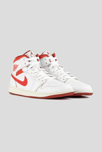 Load image into Gallery viewer, Air Jordan 1 Mid SE &#39;White &amp; Dune Red&#39;