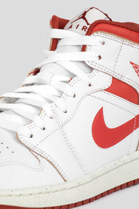 Air Jordan 1 Mid SE 'White & Dune Red'