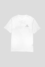 Load image into Gallery viewer, Kragg SL Cotton Bird Word Tee 'White Light / Black'