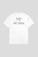 Load image into Gallery viewer, Kragg SL Cotton Bird Word Tee 'White Light / Black'