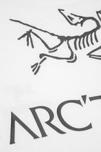 Load image into Gallery viewer, Kragg SL Cotton Bird Word Tee 'White Light / Black'