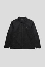 Load image into Gallery viewer, Sawyer Wool Overshirt 'Black Heather'
