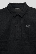 Load image into Gallery viewer, Sawyer Wool Overshirt 'Black Heather'