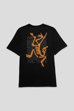 Load image into Gallery viewer, Arc&#39;Multi Bird Logo SS Tee &#39;Black&#39;