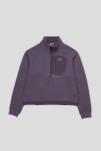 Load image into Gallery viewer, Women's Olera Zip Neck Pullover 'Moondrop'
