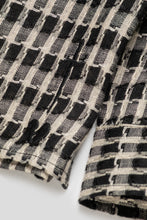 Load image into Gallery viewer, Boxy Longsleeve Shirt &#39;Black White Check&#39;