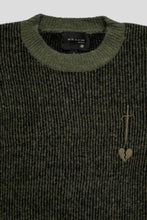 Load image into Gallery viewer, Chunky Rib Crew Knit &#39;Green&#39;