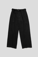 Load image into Gallery viewer, Pleated Work Pant &#39;Jet Black&#39;