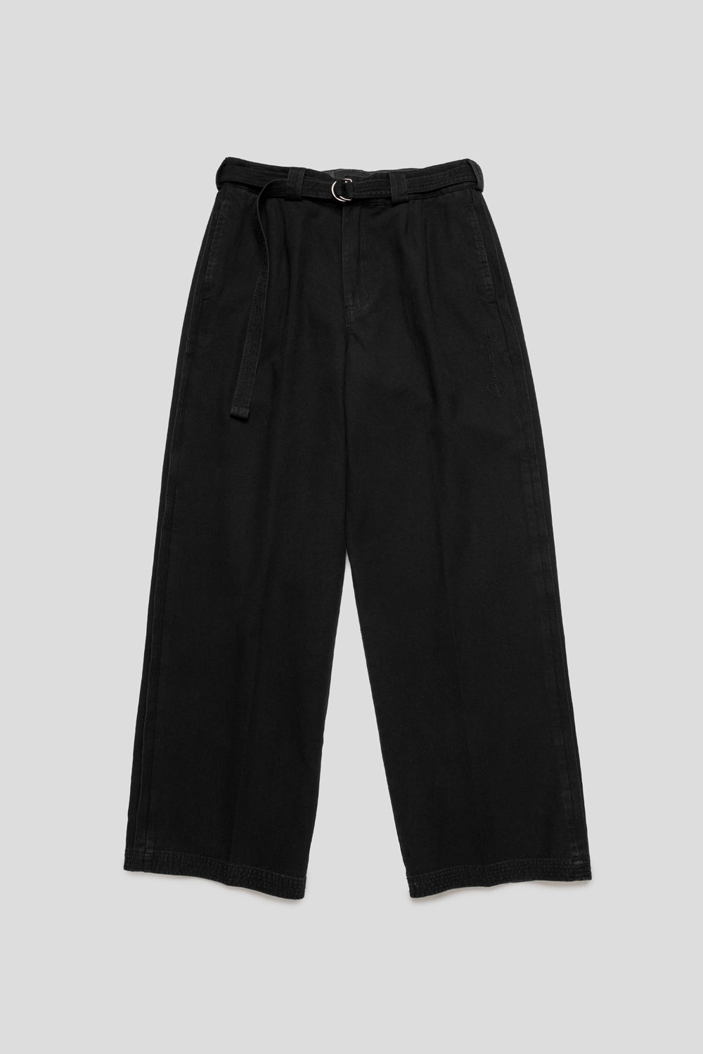 Pleated Work Pant 'Jet Black'