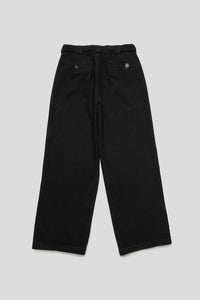 Pleated Work Pant 'Jet Black'