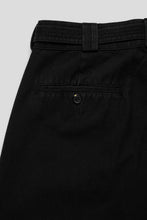 Load image into Gallery viewer, Pleated Work Pant &#39;Jet Black&#39;