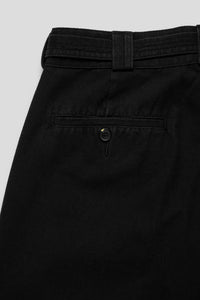 Pleated Work Pant 'Jet Black'