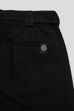 Load image into Gallery viewer, Pleated Work Pant &#39;Jet Black&#39;