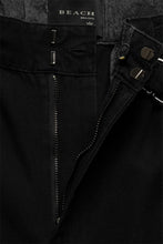 Load image into Gallery viewer, Pleated Work Pant &#39;Jet Black&#39;