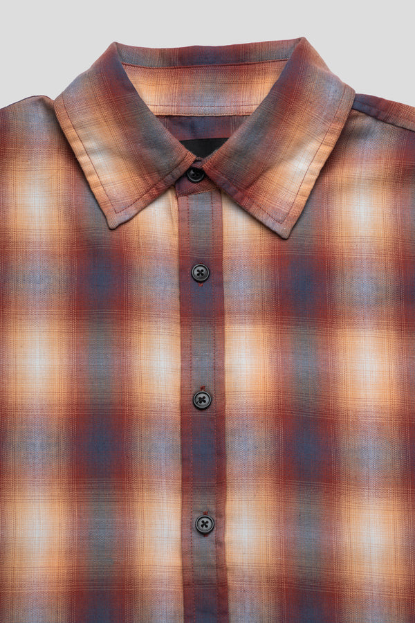 Big Long Sleeve Shirt 'Red Plaid'