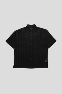 Boxy Short Sleeve Shirt 'Sheer Black'