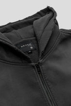 Load image into Gallery viewer, Distressed Zip Hoody &#39;Washed Black&#39;