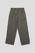 Load image into Gallery viewer, Pleated Work Pant &#39;Pewter Green&#39;