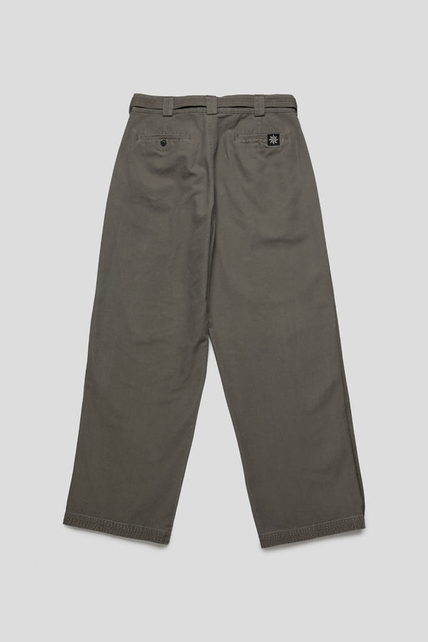 Pleated Work Pant 'Pewter Green'