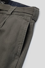 Load image into Gallery viewer, Pleated Work Pant &#39;Pewter Green&#39;