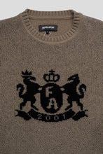 Load image into Gallery viewer, Crest Sweater &#39;Brown&#39;