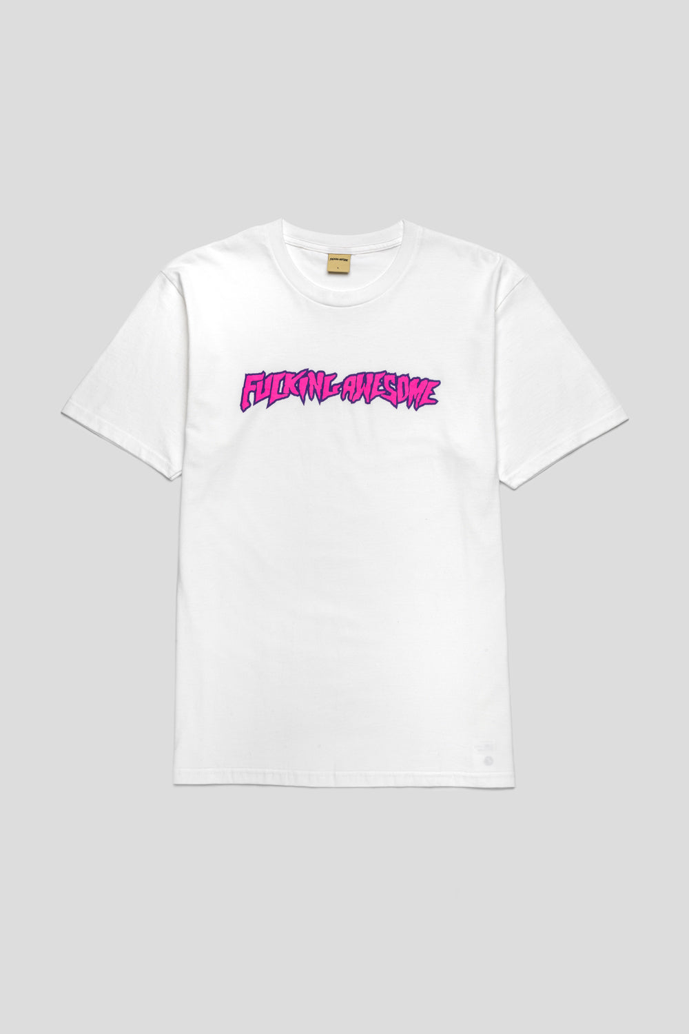 Fucking Awesome 2025 Stamp Logo Tee 'White' – Foosh