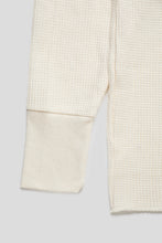 Load image into Gallery viewer, Blackletter Logo Long Sleeve Thermal &#39;White&#39;