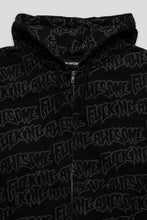 Load image into Gallery viewer, AOP Stamp Logo Zipped Hoodie