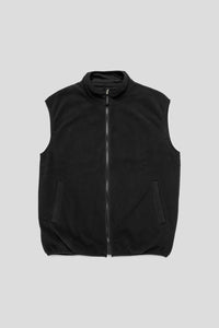 Reversible Fleece Vest 'Black'