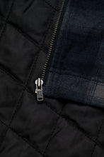 Load image into Gallery viewer, Gramicci Zip-Up Insulated Flannel Shirt 'Navy Shadow Plaid'