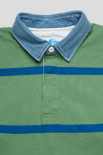 Load image into Gallery viewer, Langdon Rugby Shirt 'Olive / Blue'