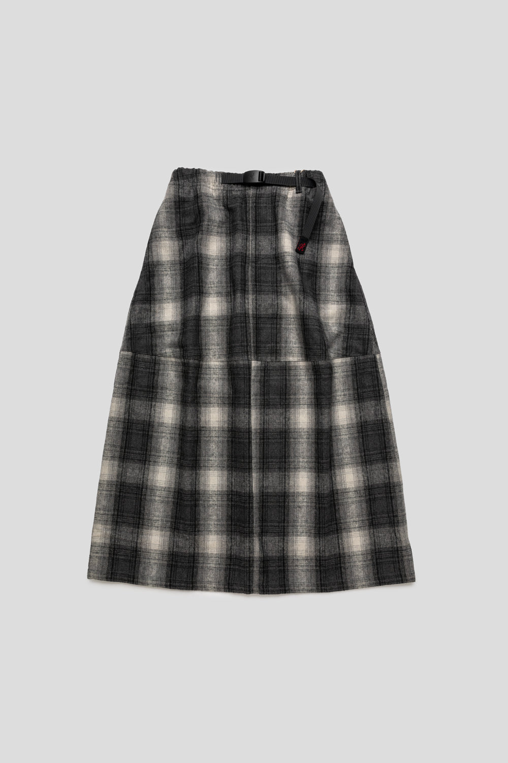 Wool Paneled Skirt 'Shadow Plaid'