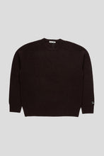 Load image into Gallery viewer, Merino Rib Knit Sweater 'Coffee Brown'