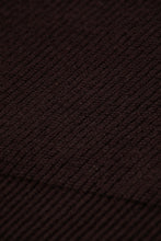 Load image into Gallery viewer, Merino Rib Knit Sweater 'Coffee Brown'