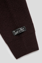 Load image into Gallery viewer, Merino Rib Knit Sweater 'Coffee Brown'