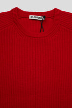 Load image into Gallery viewer, Merino Rib Knit Sweater 'Crimson Red'