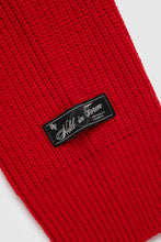 Load image into Gallery viewer, Merino Rib Knit Sweater 'Crimson Red'