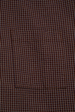 Load image into Gallery viewer, Kuzushi Seersucker Work Shirt 'Brown / Blue Check'