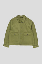 Load image into Gallery viewer, Held in Form Irimi Crop Work Jacket 'Military Olive'