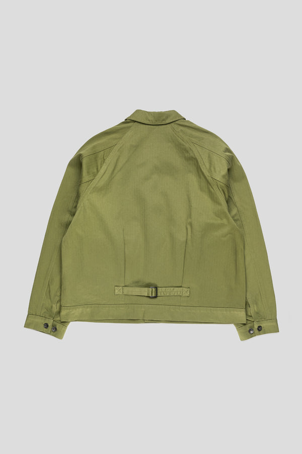 Held in Form Irimi Crop Work Jacket 'Military Olive'