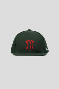 Downtown Hat 'Forest Green / Crimson'