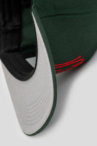 Downtown Hat 'Forest Green / Crimson'