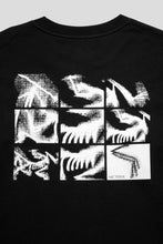 Load image into Gallery viewer, Kragg SL Cotton Bird Tile Long Sleeve Shirt &#39;Black / Arctic Silk&#39;