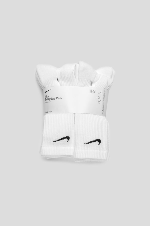 Unisex Plus Cushioned Socks 6-Pack