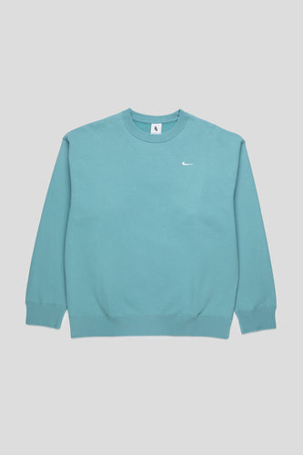 Solo Swoosh Fleece Crew 'Denim Turquoise'