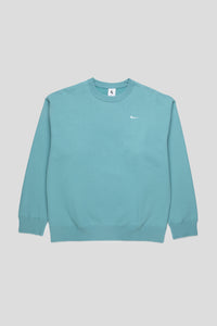 Solo Swoosh Fleece Crew 'Denim Turquoise'